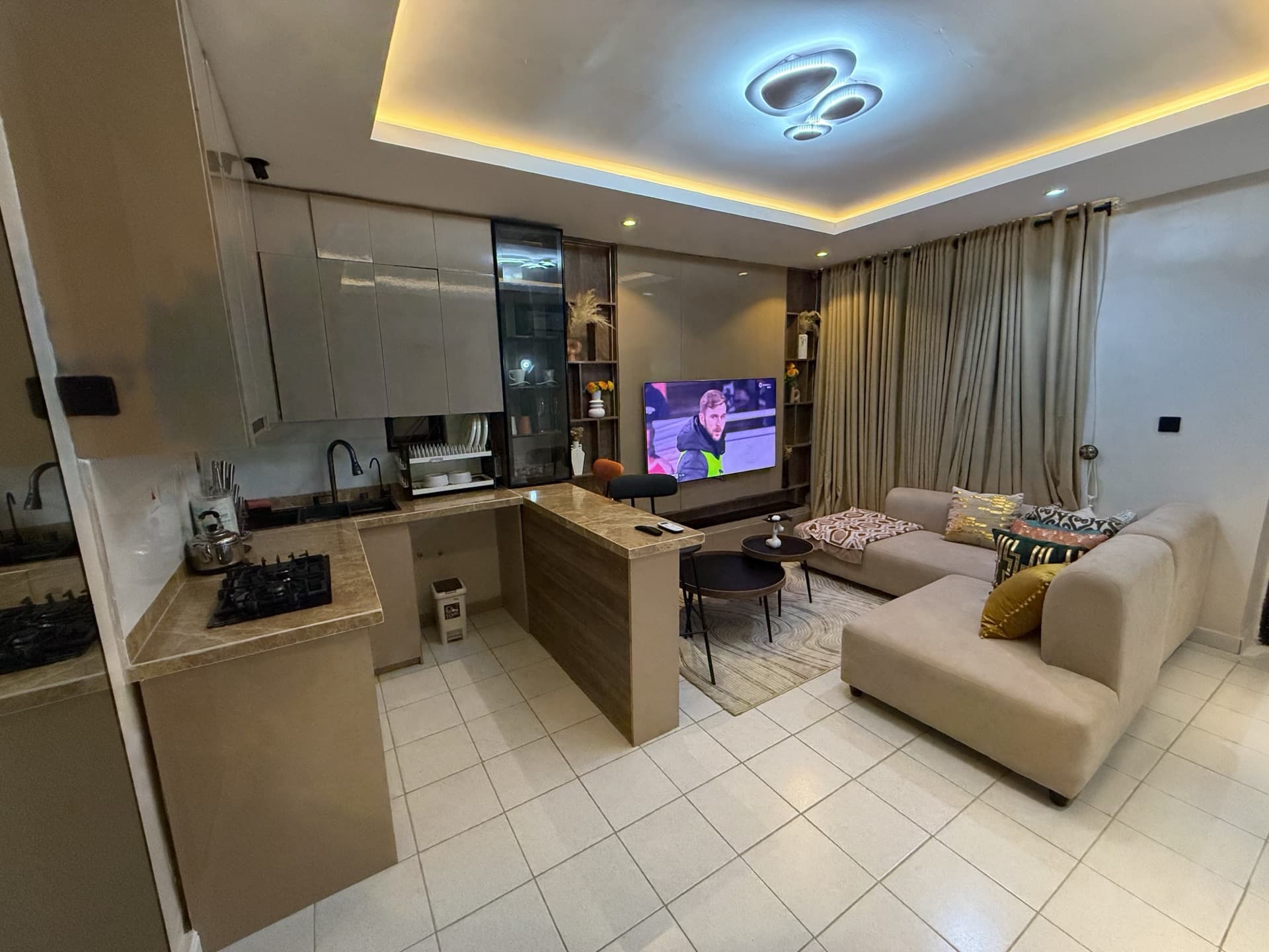 Lekki Haven shortlet garden from inside - Lekki Phase 1 Lagos