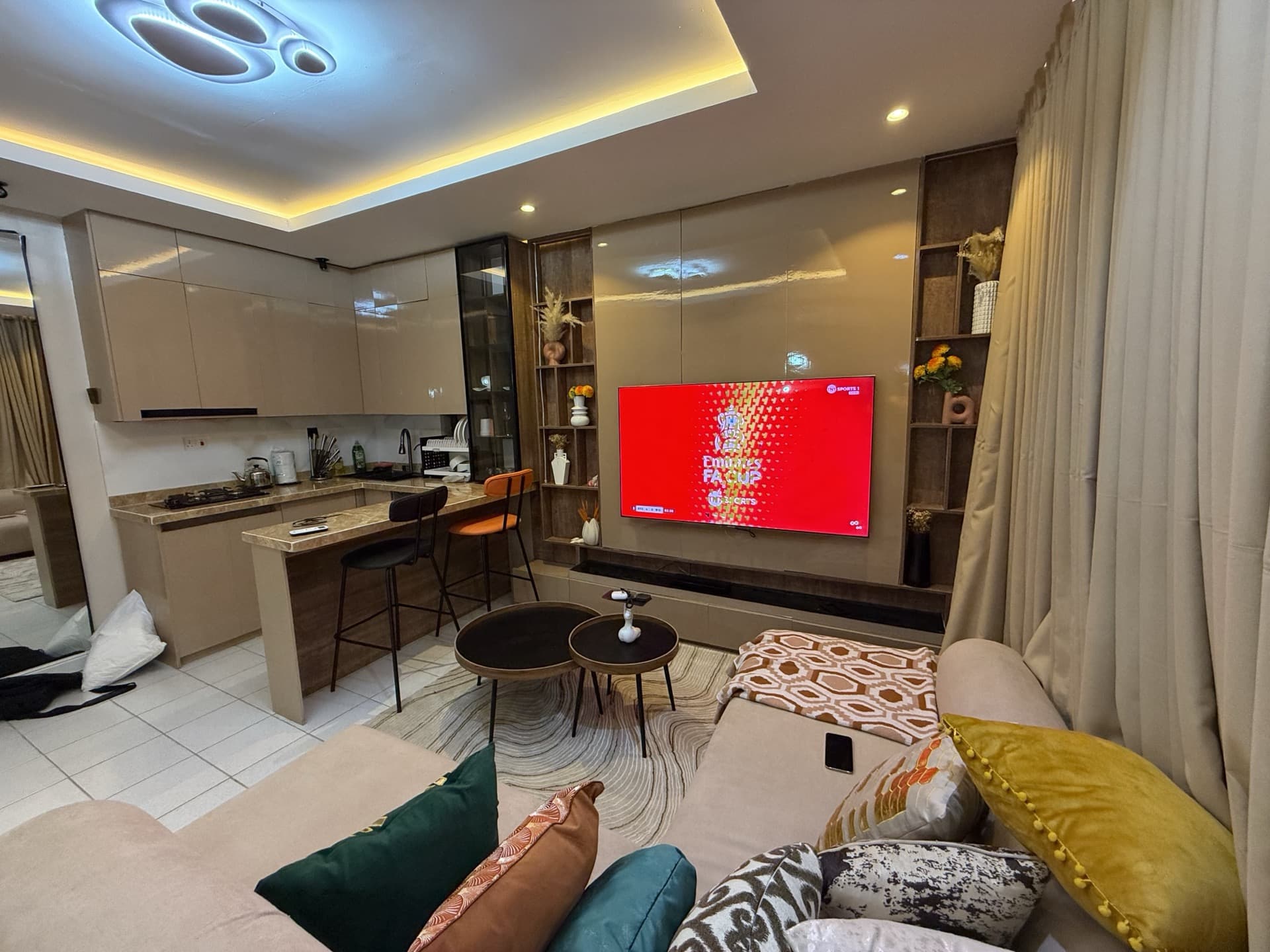 Lekki Haven shortlet living room - Lekki Phase 1 Lagos